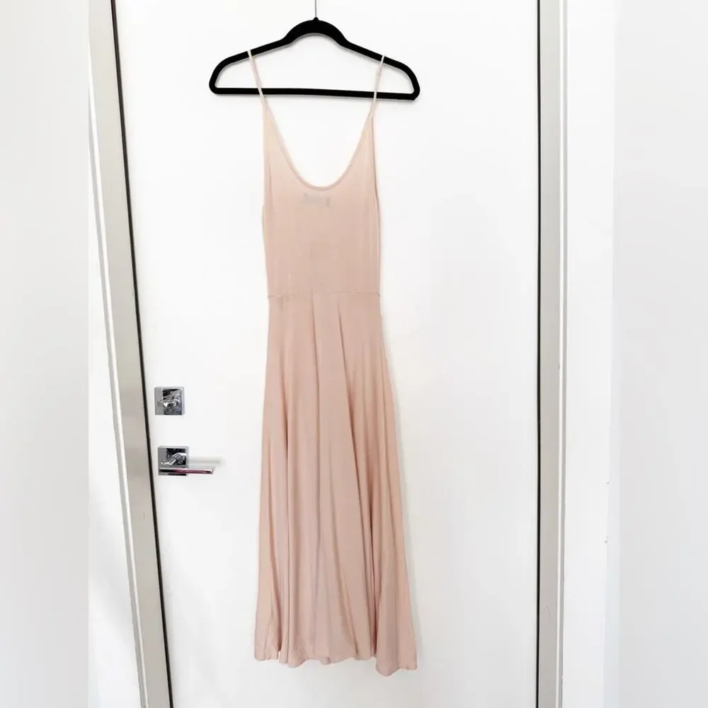 Reformation Pale Pink Fit & Flare Dress - Picture 5 of 5
